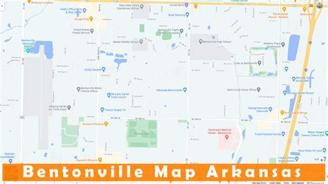 bentonville ar map|Bentonville, AR Map & Directions .